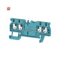 WEIDMÜLLER / 1552700000 / A4C 1.5 BL / Durchgangs-Reihenklemme, PUSH IN, blau, 1.5 mm², 17.5 A, 500 V, Anzahl / EAN 4050118359725