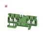 WEIDMÜLLER / 1521770000 / A4C 2.5 GN / Durchgangs-Reihenklemme, PUSH IN, grün, 2.5 mm², 24 A, 800 V, Anzahl / EAN 4050118328059