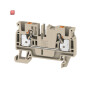 WEIDMÜLLER / 2051180000 / A2C 4 / Durchgangs-Reihenklemme, PUSH IN, dunkelbeige, 4 mm², 32 A, 800 V, / EAN 4050118411607