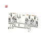 WEIDMÜLLER / 1521890000 / A3C 2.5 WT / Durchgangs-Reihenklemme, PUSH IN, weiß, 2.5 mm², 24 A, 800 V, Anzahl / EAN 4050118328325