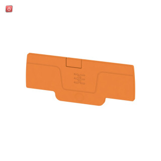 WEIDMÜLLER / 2052400000 / AEP 4C 1.5 OR / Abschlussplatte (Klemmen), orange, Höhe: 65.7 mm, Breite: 2.1 mm, V-0, / EAN 4050118412048