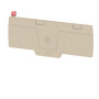 WEIDMÜLLER / 1990140000 / AEP AP13 / Abschlussplatte (Klemmen), dunkelbeige, Höhe: 94.7 mm, Breite: 2.4 mm, / EAN 4050118375152