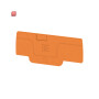 WEIDMÜLLER / 2052390000 / AEP 3C 1.5 OR / Abschlussplatte (Klemmen), orange, Höhe: 59.61 mm, Breite: 2.1 mm, / EAN 4050118411874