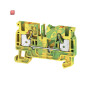 WEIDMÜLLER / 2051360000 / A2C 4 PE / Schutzleiter-Reihenklemme, PUSH IN, grün / gelb, 4 mm², 800 V, Anzahl / EAN 4050118411645