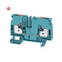 WEIDMÜLLER / 1991790000 / A2C 6 BL / Durchgangs-Reihenklemme, PUSH IN, blau, 6 mm², 41 A, 800 V, Anzahl / EAN 4050118376494