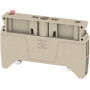 WEIDMÜLLER / 1991920000 / AEB 35 SC/1 / Endwinkel, dunkelbeige, TS 35, V-0, WEMID GF 30, Breite: 8 mm, 130 °C / EAN 4050118376722
