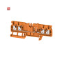 WEIDMÜLLER / 1989880000 / ADT 2.5 4C OR / Trenn- und Messtrenn-Reihenklemme, PUSH IN, orange, 2.5 mm², 20 A, 500 / EAN 4050118374377