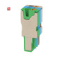 WEIDMÜLLER / 1513820000 / APG 2.5/3-BG-BL-GN / Stecker (Klemmen), PUSH IN, dunkelbeige, blau, grün, 2.5 mm², 24 A, / EAN 4050118321449