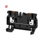 WEIDMÜLLER / 1521980000 / A2C 2.5 BK / Durchgangs-Reihenklemme, PUSH IN, schwarz, 2.5 mm², 24 A, 800 V, / EAN 4050118328288