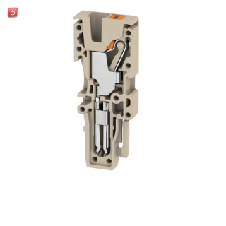WEIDMÜLLER / 1513830000 / APG 2.5 L / Stecker (Klemmen), PUSH IN, dunkelbeige, 2.5 mm², 24 A, 800 V, Anzahl / EAN 4050118321623