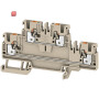 WEIDMÜLLER / 1547610000 / A2T 2.5 / Mehrstock-Reihenklemme, PUSH IN, dunkelbeige, 2.5 mm², 800 V, 800 V, / EAN 4050118462838