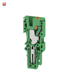 WEIDMÜLLER / 1513980000 / APG 2.5 R GN / Stecker (Klemmen), PUSH IN, grün, 2.5 mm², 24 A, 800 V, Anzahl / EAN 4050118321470