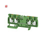 WEIDMÜLLER / 2051580000 / A4C 4 GN / Durchgangs-Reihenklemme, PUSH IN, grün, 4 mm², 32 A, 800 V, Anzahl / EAN 4050118411744