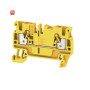 WEIDMÜLLER / 1521940000 / A2C 2.5 YL / Durchgangs-Reihenklemme, PUSH IN, gelb, 2.5 mm², 24 A, 800 V, Anzahl / EAN 4050118328233