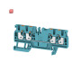 WEIDMÜLLER / 1521700000 / A4C 2.5 BL / Durchgangs-Reihenklemme, PUSH IN, blau, 2.5 mm², 24 A, 800 V, Anzahl / EAN 4050118328042