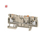 WEIDMÜLLER / 1989800000 / ADT 2.5 2C / Trenn- und Messtrenn-Reihenklemme, PUSH IN, dunkelbeige, 2.5 mm², 20 / EAN 4050118374322