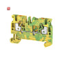 WEIDMÜLLER / 1521680000 / A2C 2.5 PE / Schutzleiter-Reihenklemme, PUSH IN, grün / gelb, 2.5 mm², 800 V, / EAN 4050118328189