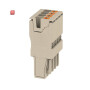 WEIDMÜLLER / 1513670000 / APG 2.5/4 / Stecker (Klemmen), PUSH IN, dunkelbeige, 2.5 mm², 24 A, 800 V, Anzahl / EAN 4050118321524