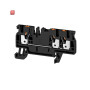 WEIDMÜLLER / 1521920000 / A3C 2.5 BK / Durchgangs-Reihenklemme, PUSH IN, schwarz, 2.5 mm², 24 A, 800 V, / EAN 4050118328097