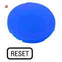 EATON / 218204 / Tastenplatte, flach blau, RESET...
