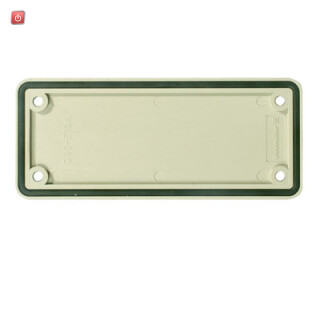 WEIDMÜLLER / 1664390000 / ABD-6-GR / Abdeckung (Industriesteckverbinder), Kunststoff, Farbe: grau, / EAN 4008190421083