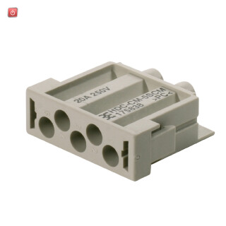 WEIDMÜLLER / 1758380000 / HDC CM 5 MC / Kontakteinsatz (Industriesteckverbinder), Stift, 250 V, 20 A, Polzahl: / EAN 4032248019601