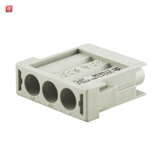 WEIDMÜLLER / 1758360000 / HDC CM 3 MC / Kontakteinsatz (Industriesteckverbinder), Stift, 690 V, 40 A, Polzahl: / EAN 4032248019588