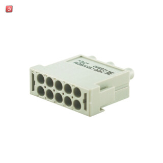 WEIDMÜLLER / 1758400000 / HDC CM 10 MC / Kontakteinsatz (Industriesteckverbinder), Stift, 250 V, 10 A, Polzahl: / EAN 4032248019625