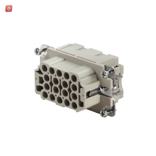 WEIDMÜLLER / 1826820000 / HDC HEE 18 FC / Kontakteinsatz (Industriesteckverbinder), Buchse, 500 V, 16 A, / EAN 4032248330225