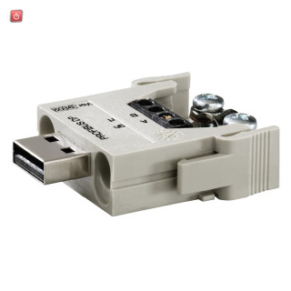 WEIDMÜLLER / 1806060000 / HDC CM BUS 2SS PBDP / Modul für Industriesteckverbinder (Daten), Polycarbonat, Farbe: beige / EAN 4032248275182