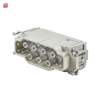 WEIDMÜLLER / 1790030000 / HDC S6 6 SAS / Kontakteinsatz (Industriesteckverbinder), Stift, 690 V, 100 A, / EAN 4032248212095