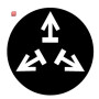 EATON / 218269 / Tastenplatte, Pilz schwarz, Symbol l”sen M22-XDP-S-X15 / EAN4015082182694
