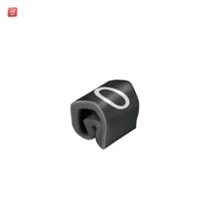 WEIDMÜLLER / 0252111503 / CLI C 02-3 SW/WS 0 M / Kabelmarkierungssystem, schwarz, Leiteraußendurchmesser:1.3 - 3 mm, / EAN 4032248004959