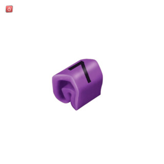 WEIDMÜLLER / 0252111524 / CLI C 02-3 VI/WS 7 M / Kabelmarkierungssystem, violett, Leiteraußendurchmesser:1.3 - 3 mm, / EAN 4032248005017