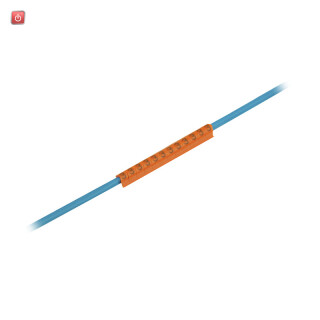 WEIDMÜLLER / 0252611512 / CLI C 1-3 OR/SW 3 MP / Kabelmarkierungssystem, orange, Leiteraußendurchmesser:2.5 - 5 mm, / EAN 4032248005345