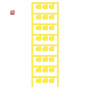 WEIDMÜLLER / 1758320004 / SFC 2/12 MC NE GE / Kabelmarkierungssystem, gelb, Leiteraußendurchmesser:3 - 5 mm, / EAN 4032248019458