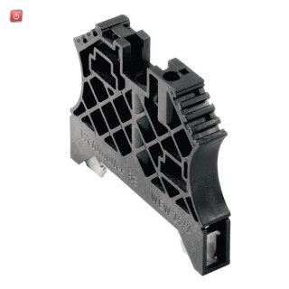 WEIDMÜLLER / 1061210000 / WEW 35/2 SW / Endwinkel, schwarz, TS 35, V-2, Wemid, Breite: 8 mm, 100 °C / EAN 4032248136278