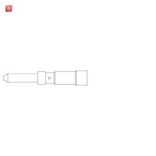 WEIDMÜLLER / 1170250000 / SAI-M23-KSC-2-0.75-2 / Kontakte für Rundsteckverbinder, Crimpanschluss, Stift / EAN 4032248962211