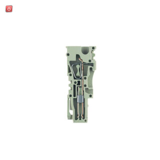 WEIDMÜLLER / 1815510000 / ZP 2.5/1AN/5 / Stecker (Klemmen), Steckanschluss, dunkelbeige, 2.5 mm², 24 A, 500 V, / EAN 4032248370283