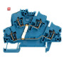 WEIDMÜLLER / 1791040000 / ZDK 2.5-2V BL / Mehrstock-Reihenklemme, Zugfederanschluss, blau, 2.5 mm², 800 V, 800 / EAN 4032248331192