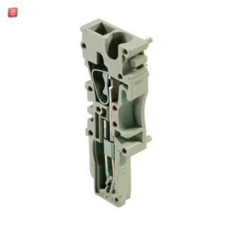 WEIDMÜLLER / 1875150000 / ZP 2.5/1AN / Stecker (Klemmen), Steckanschluss, dunkelbeige, 2.5 mm², 24 A, 500 V, / EAN 4032248465163