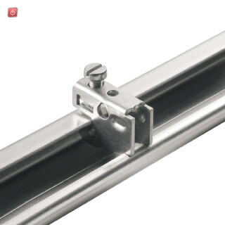 WEIDMÜLLER / 0445600000 / MEW 1/32 / Endwinkel, grau, TS 32, None, Stahl, Breite: 10.5 mm, 100 °C / EAN 4008190178093