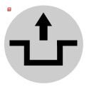 EATON / 218310 / Tastenlinse, flach weiá, Symbol...