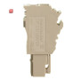 WEIDMÜLLER / 1815200000 / ZP 2.5/1AN/QV/2 / Stecker (Klemmen), Steckanschluss, dunkelbeige, 2.5 mm², 24 A, 500 V, / EAN 4032248370085