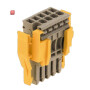 WEIDMÜLLER / 1888130000 / ZP 2.5/5 ZVR / Stecker (Klemmen), Steckanschluss, dunkelbeige, 2.5 mm², 24 A, 500 V, / EAN 4032248493692
