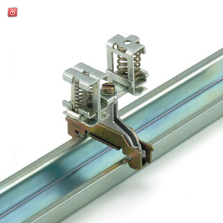 WEIDMÜLLER / 1768020000 / BS 35II KLBUE2X3-8/2 / Befestigungsset (Klemmen) / EAN 4032248109296
