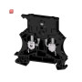 WEIDMÜLLER / 1011010000 / WSI 6 SW / Sicherungs-Reihenklemme, Schraubanschluss, schwarz, 6 mm², 6.3 A, 500 / EAN 4008190297855