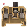 WEIDMÜLLER / 0501500000 / SAKS 1/35/G25 DB / Sicherungs-Reihenklemme, Schraubanschluss, dunkelbeige, 10 mm², 10 A, / EAN 4008190200367