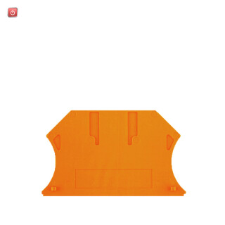WEIDMÜLLER / 1050060000 / WAP 2.5-10 OR / Abschlussplatte (Klemmen), orange, Höhe: 56 mm, Breite: 1.5 mm, V-0, / EAN 4008190406769