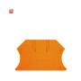 WEIDMÜLLER / 1050060000 / WAP 2.5-10 OR / Abschlussplatte (Klemmen), orange, Höhe: 56 mm, Breite: 1.5 mm, V-0, / EAN 4008190406769
